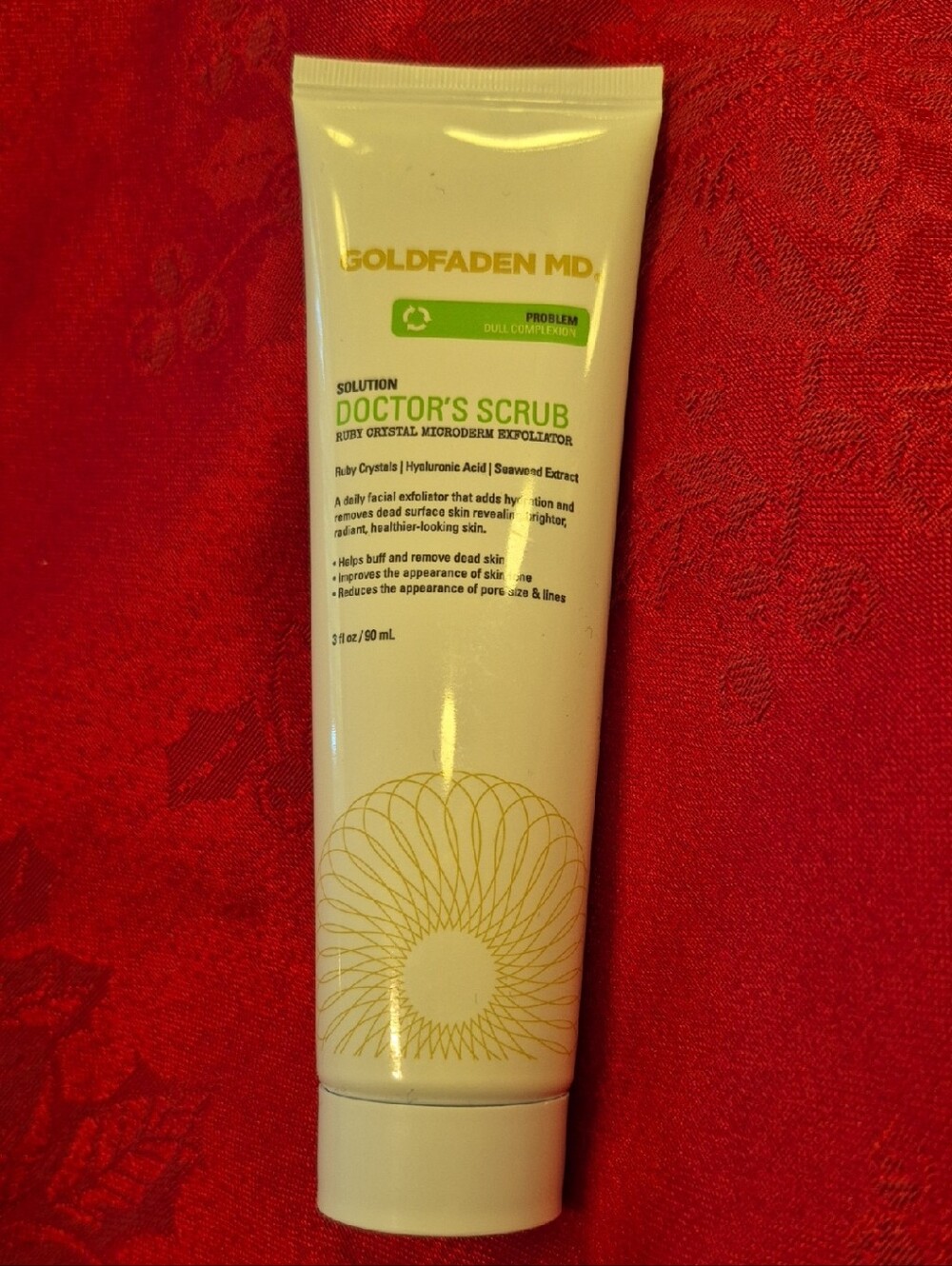 GOLDFADEN MD Doctor's Scrub Facial Exfoliator - White with Gold Accents